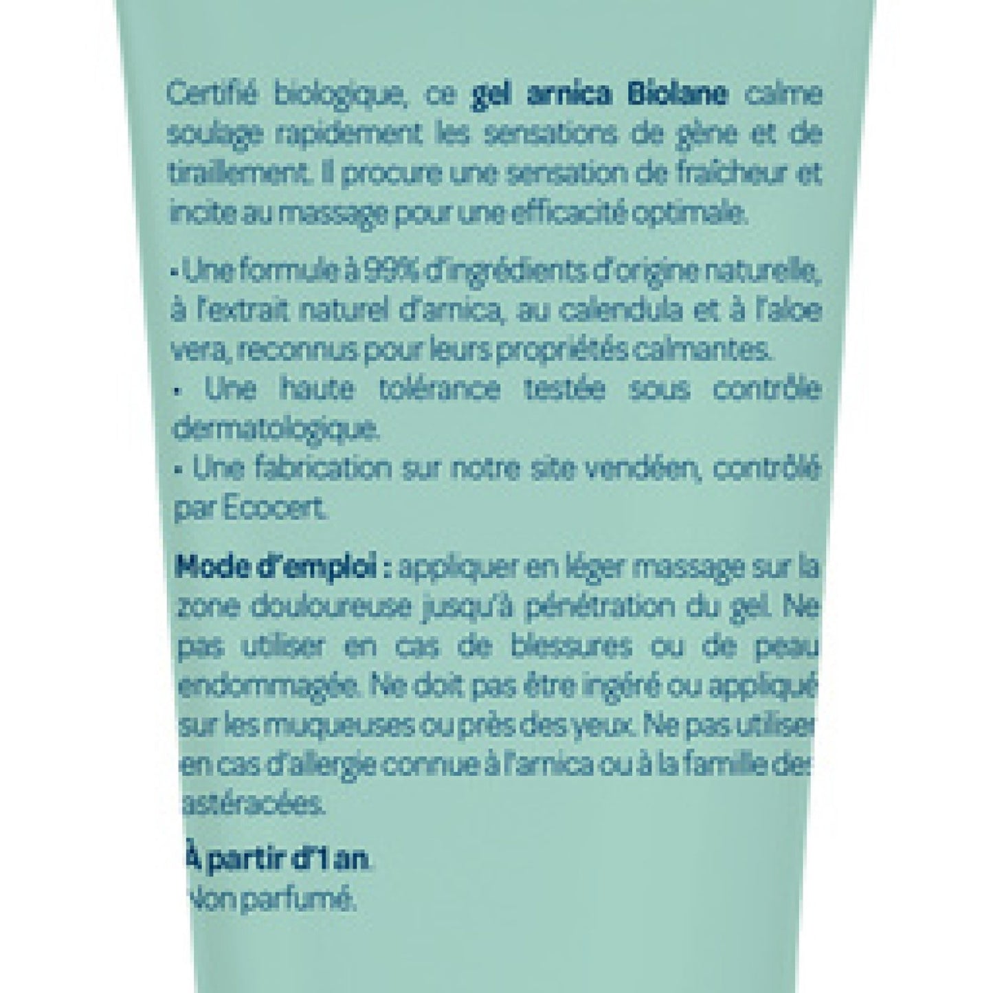 Gel à l'Arnica Bébé Soulage Douleurs et Hématomes A l'Arnica Bio BIOLANE