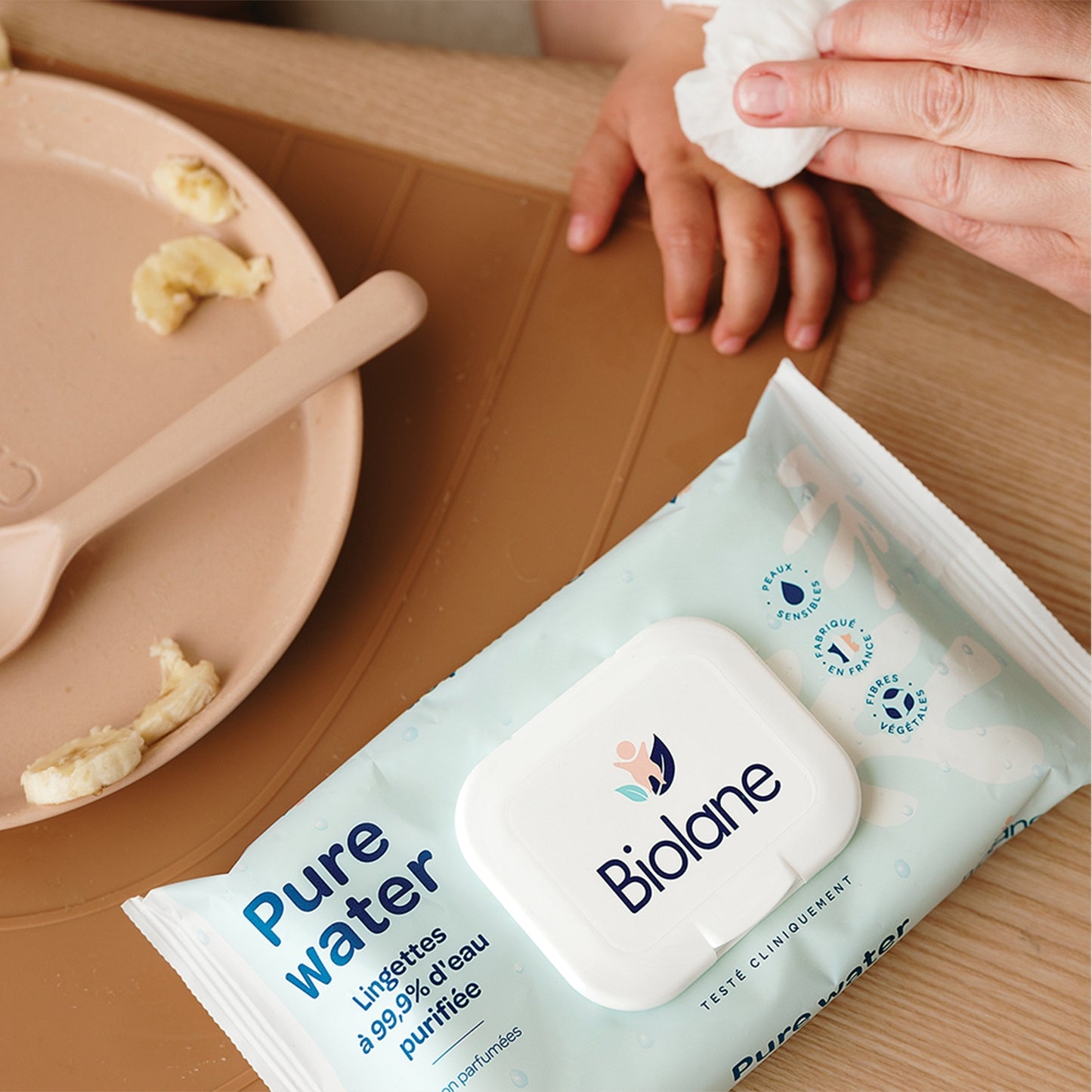 BIOLANE 99.9% Purified Water Unscented Baby Wipes