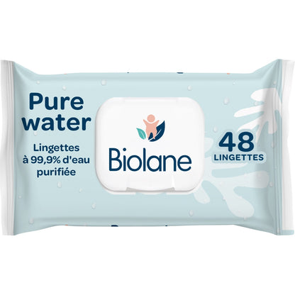 BIOLANE 99.9% Purified Water Unscented Baby Wipes
