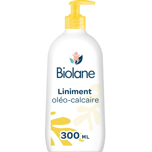 Liniment Bébé A l'Huile d'Olive Oléo-Calcaire BIOLANE le flacon pompe de 300mL