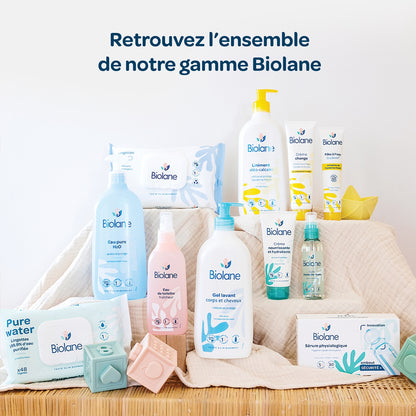 Lingettes Bébé Nettoyantes Visage et Mains Ph Physiologique BIOLANE