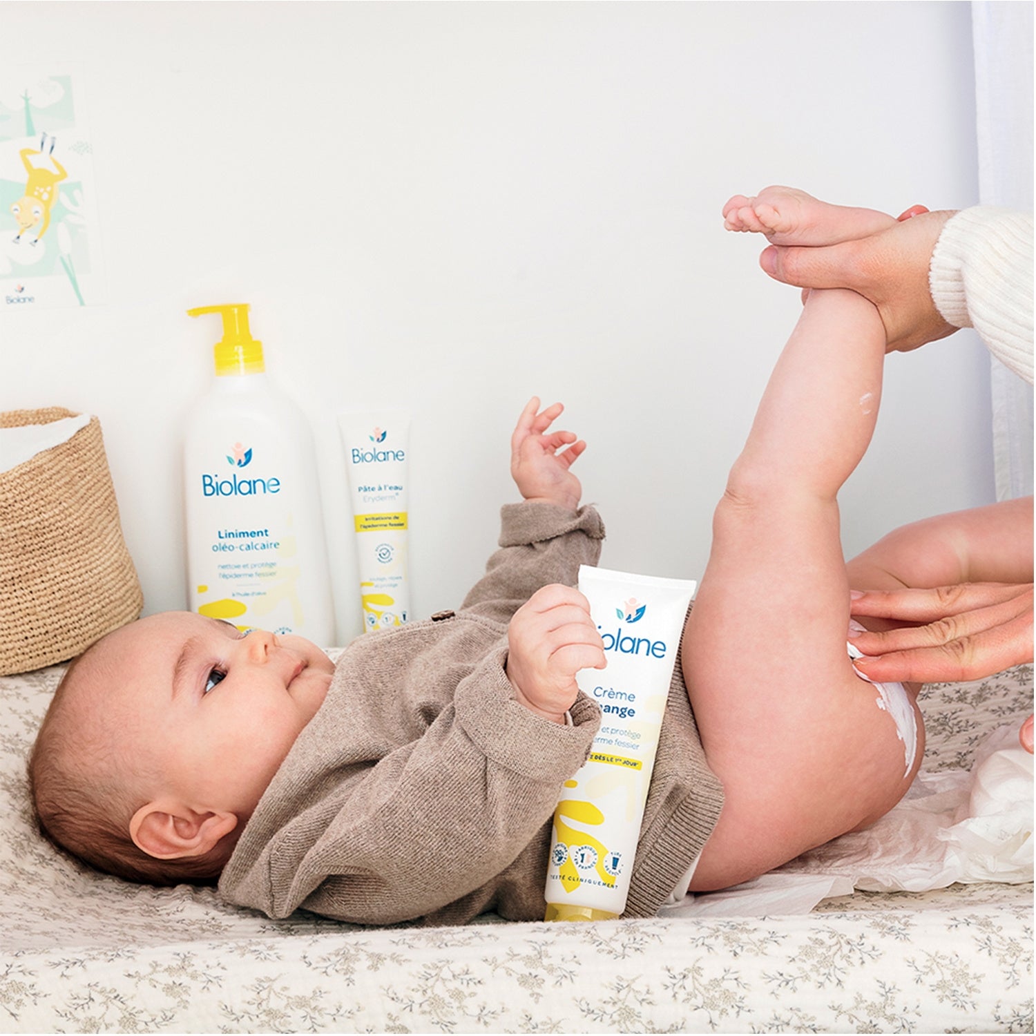 Crème change bébé Dermo-pédiatrie Siège bébé Répare et protège BIOLANE 