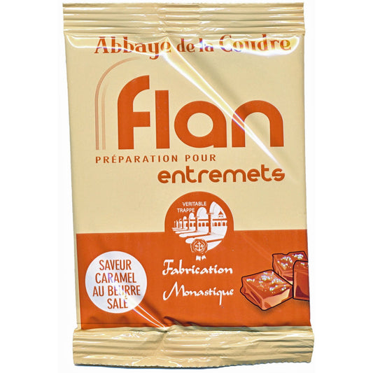 Préparation Flan Caramel Beurre Salé ABBAYE DE LA COUDRE le sachet de 45 g