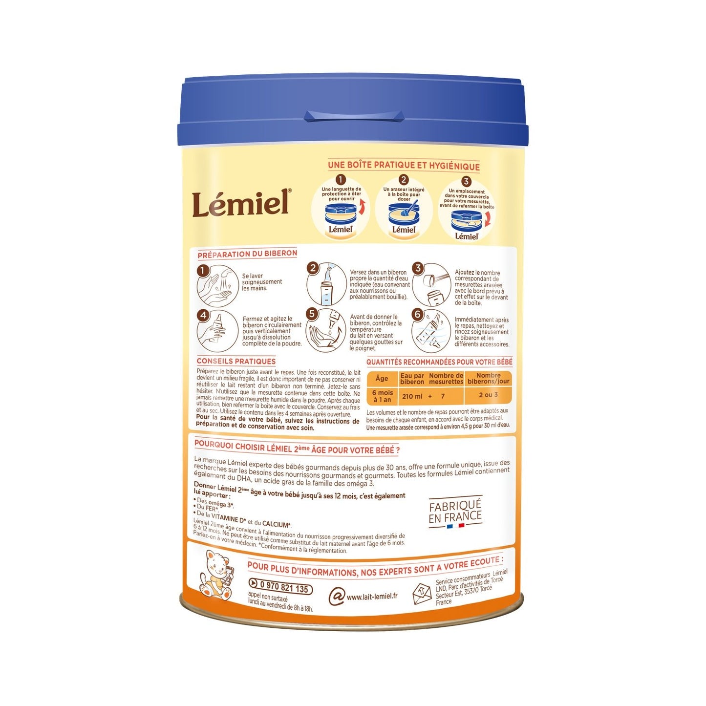 LEMIEL 2nd Age Powdered Baby Milk