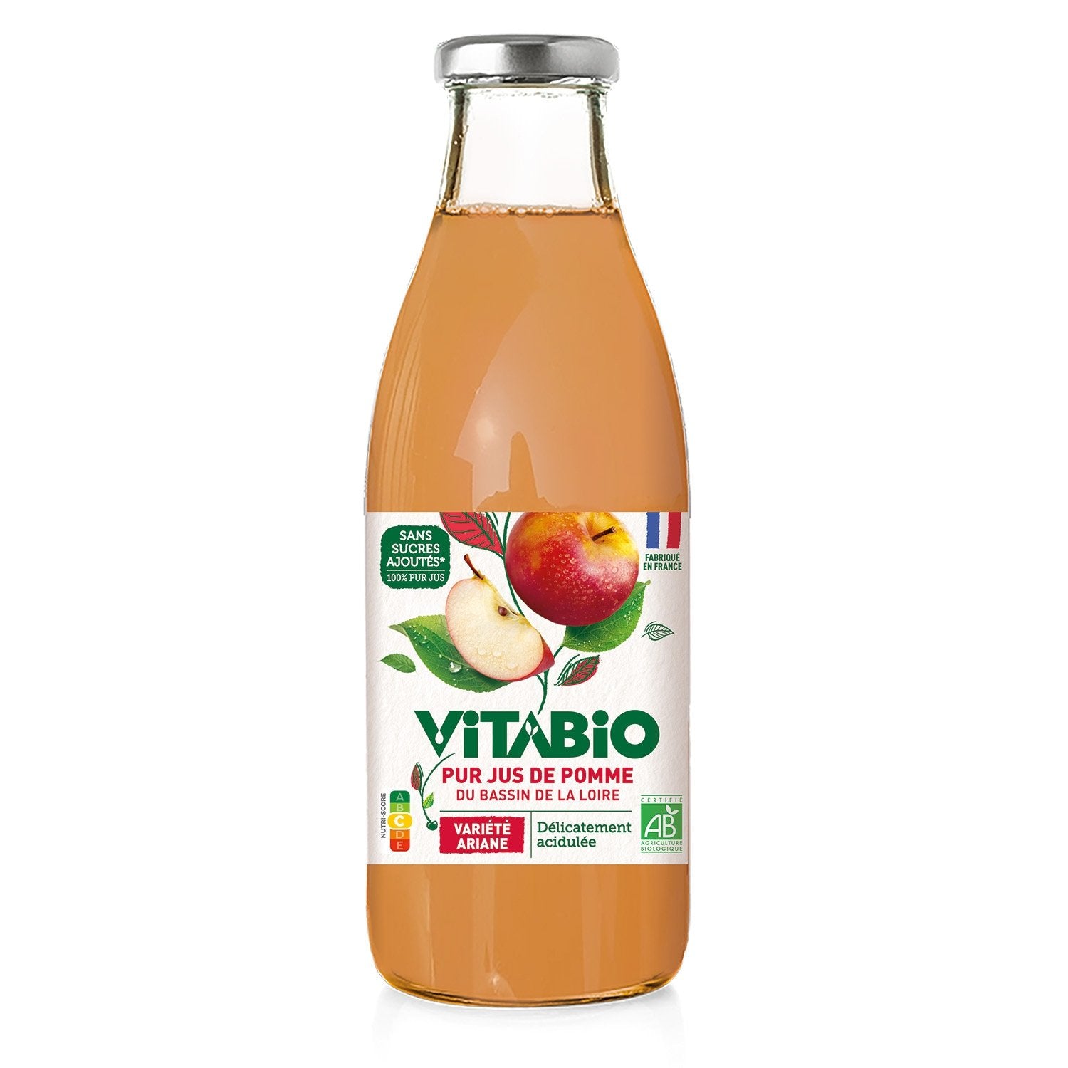 Jus de Pomme Ariane Bio VITABIO la bouteille de 75cL
