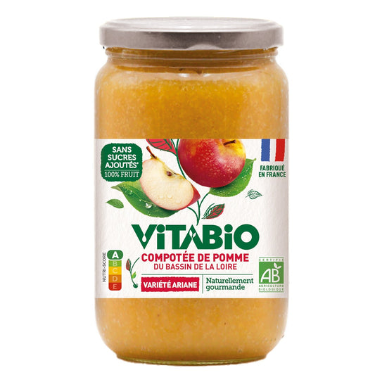 Compotée de Pomme Ariane Bio VITABIO le pot de 700g