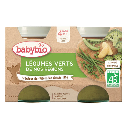 Baby Meal From 4 Months Green Vegetables BABYBIO