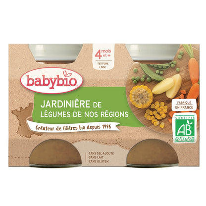 Baby Meal From 4 Months BABYBIO Organic Vegetable Garden