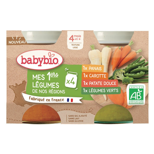 Baby Meal From 4 Months Organic Vegetables BABYBIO