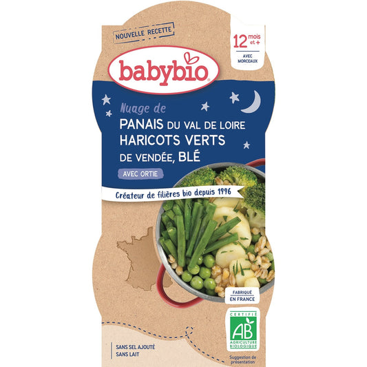 Baby Evening Meal From 12 Months Organic Green Beans BABYBIO