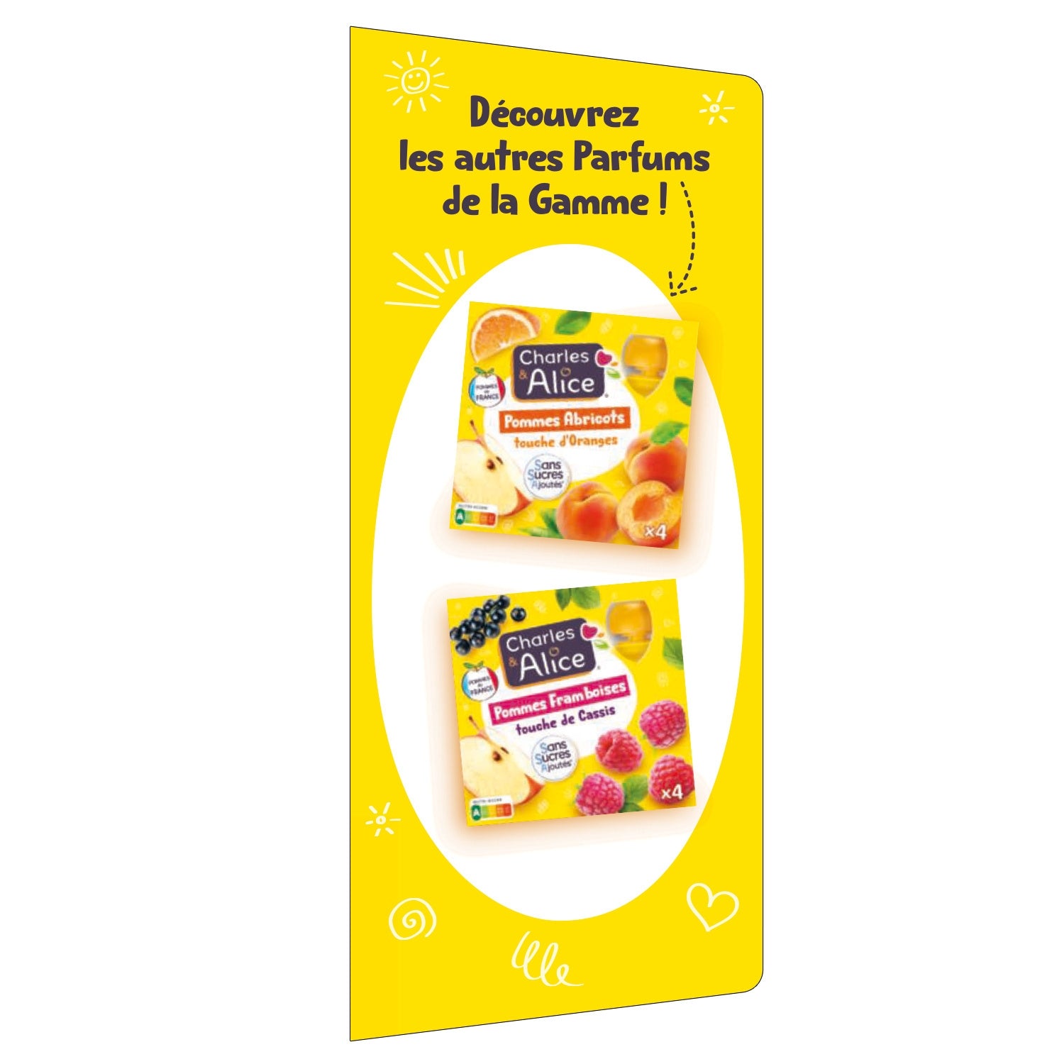 Compote Pomme Mangue Passion Sans Sucres Ajoutés CHARLES & ALICE 