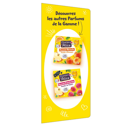 Compote Pomme Mangue Passion Sans Sucres Ajoutés CHARLES & ALICE 