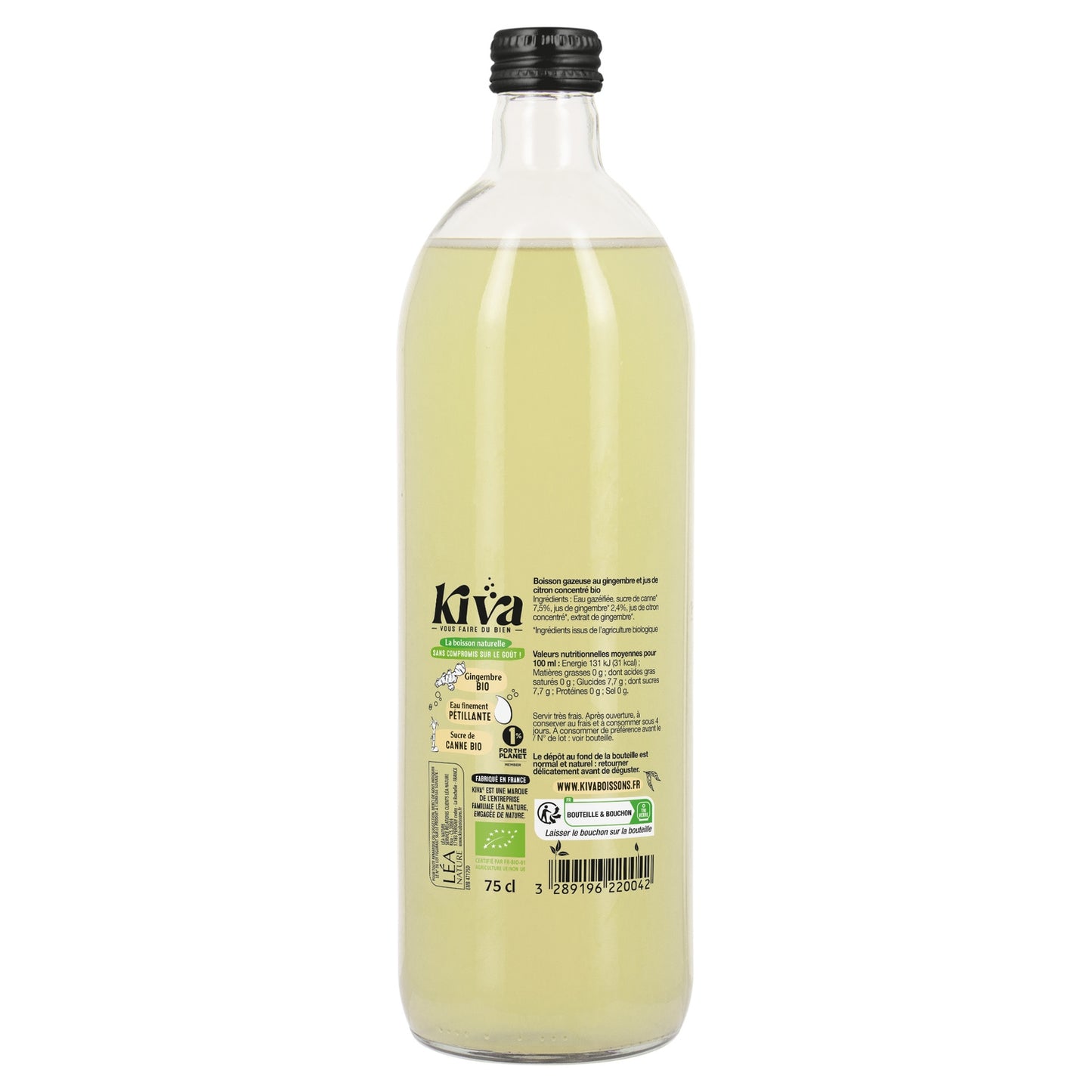 Soda Gingembre Bio KIVA 