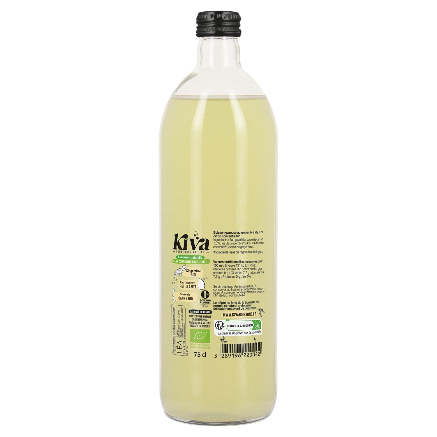 Soda Gingembre Bio KIVA 