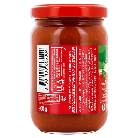 Provençal Tomato Sauce JARDIN BIO ETIC