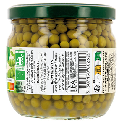 Organic Extra-Fine Peas JARDIN BIO ETIC