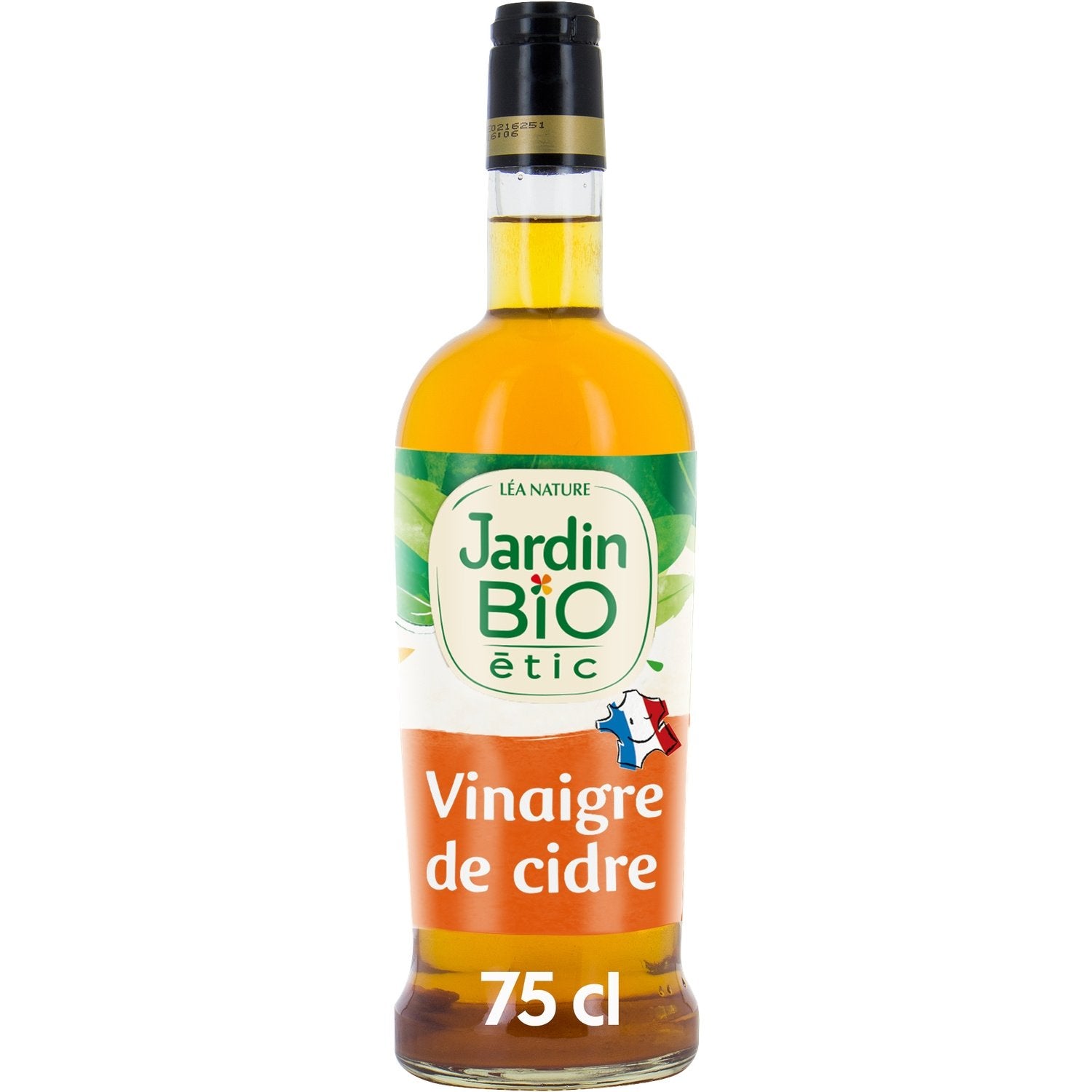 Vinaigre Cidre Bio JARDIN BIO ETIC la bouteille de 75cL