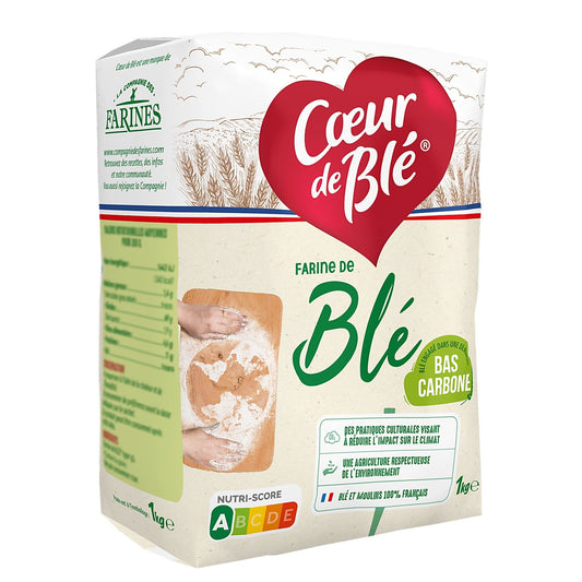 Farine de Blé LA COMPAGNIE DES FARINES le paquet de 1Kg