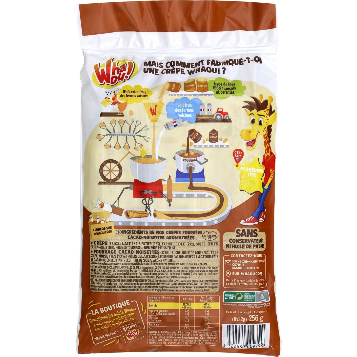 Crêpes mit Schoko-Haselnuss-Geschmack, WOW!