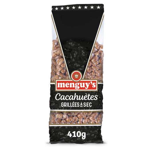 Cacahuètes Grillées à Sec MENGUY'S le sachet de 410 g