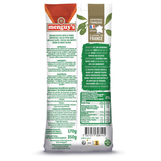 MENGUY'S Green and Black Olive Cocktail
