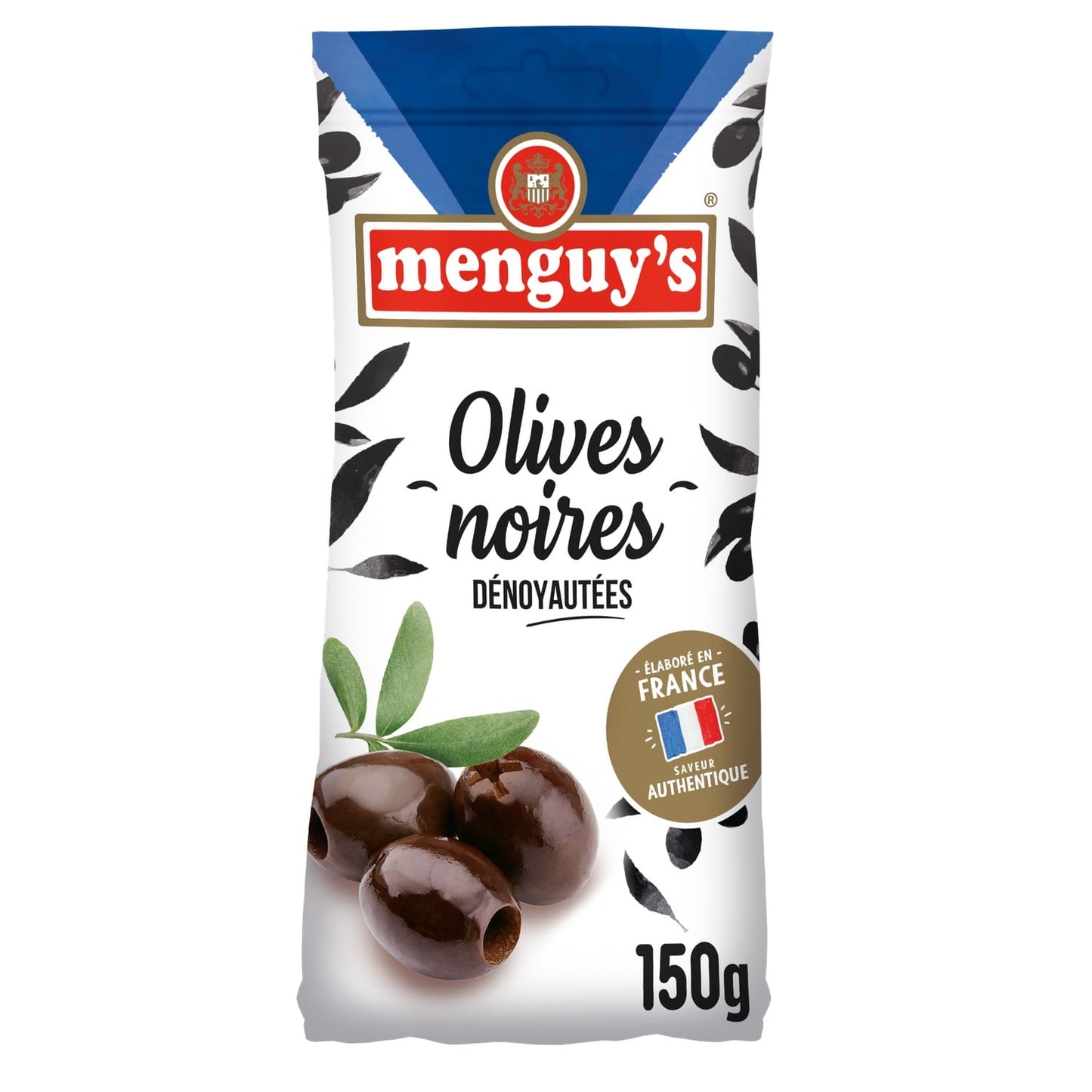 Olives Noires Dénoyautées Confites MENGUY'S 