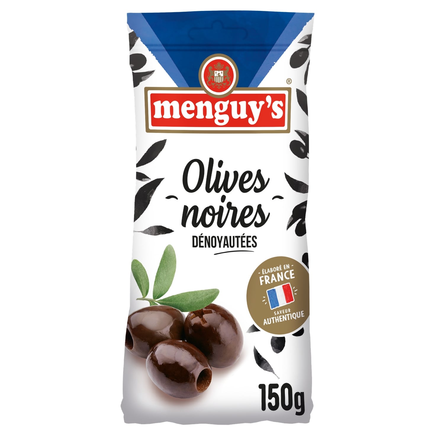 Olives Noires Dénoyautées Confites MENGUY'S 