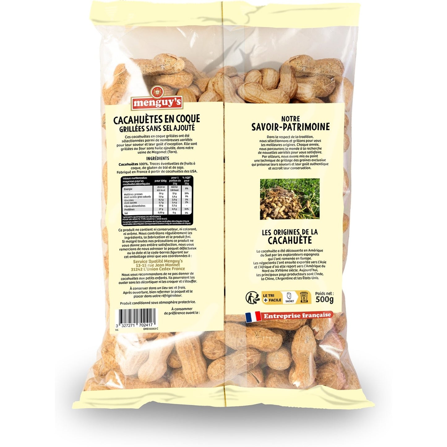 Cacahuètes en Coque Grillées MENGUY'S