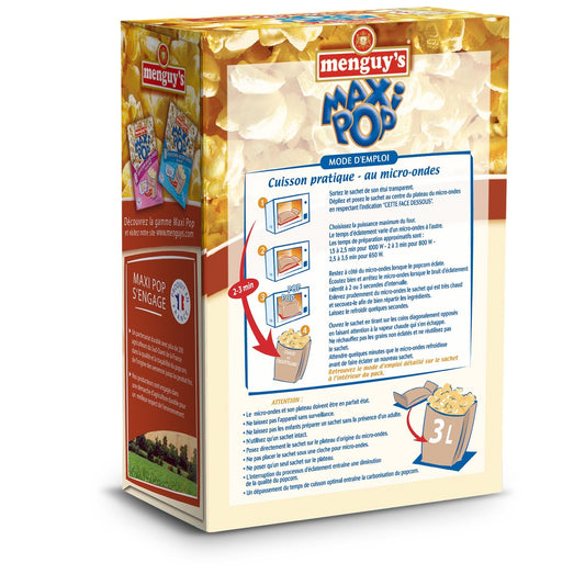 MENGUY'S Microwave Popcorn Caramel Flavor