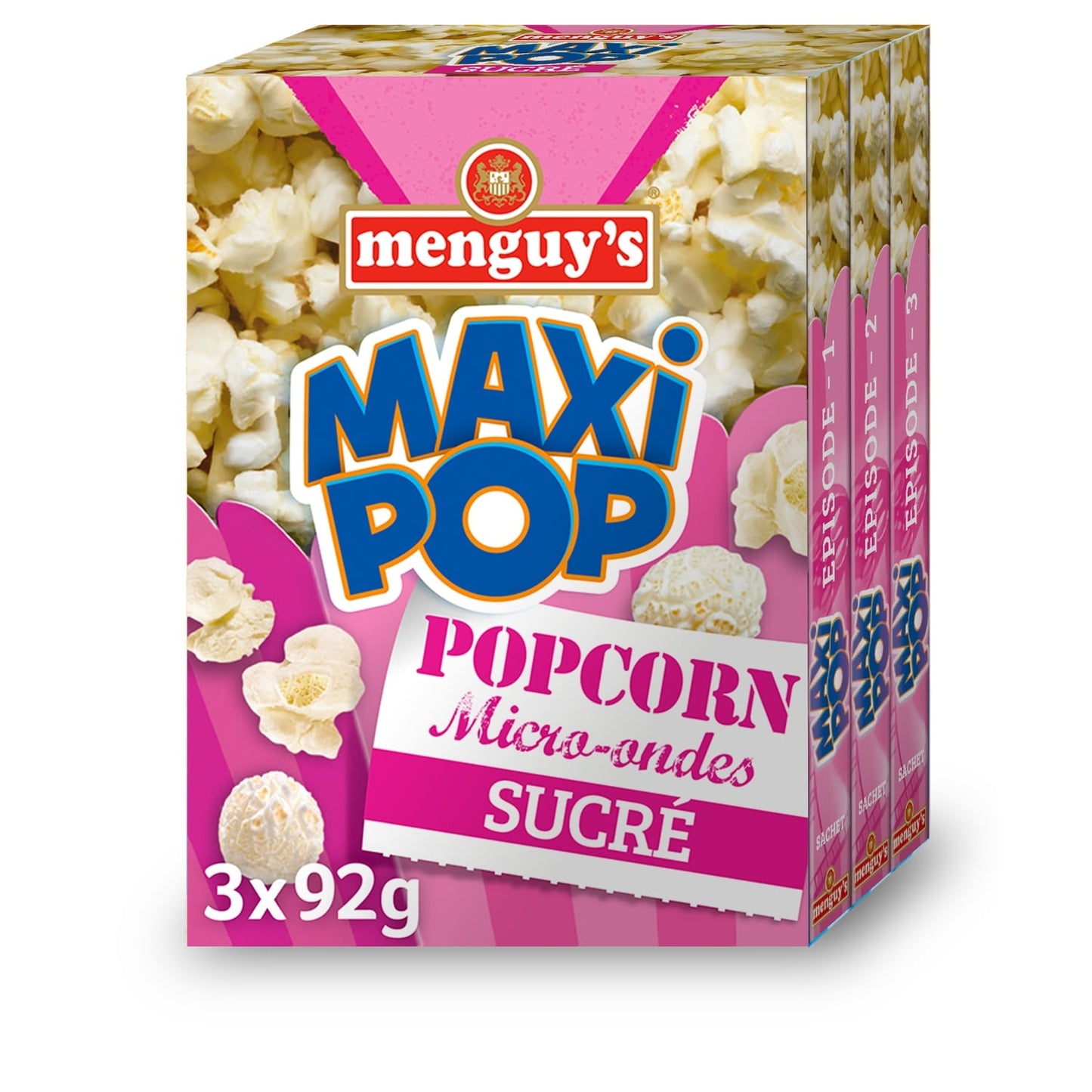 Pop-Corn Sucré Micro-Ondes MENGUY'S 