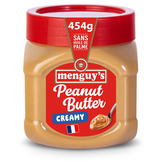 Beurre de Cacahuètes Creamy MENGUY'S le bocal de 454g