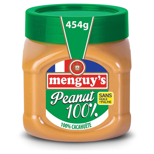 Beurre de Cacahuètes MENGUY'S le pot de 454g