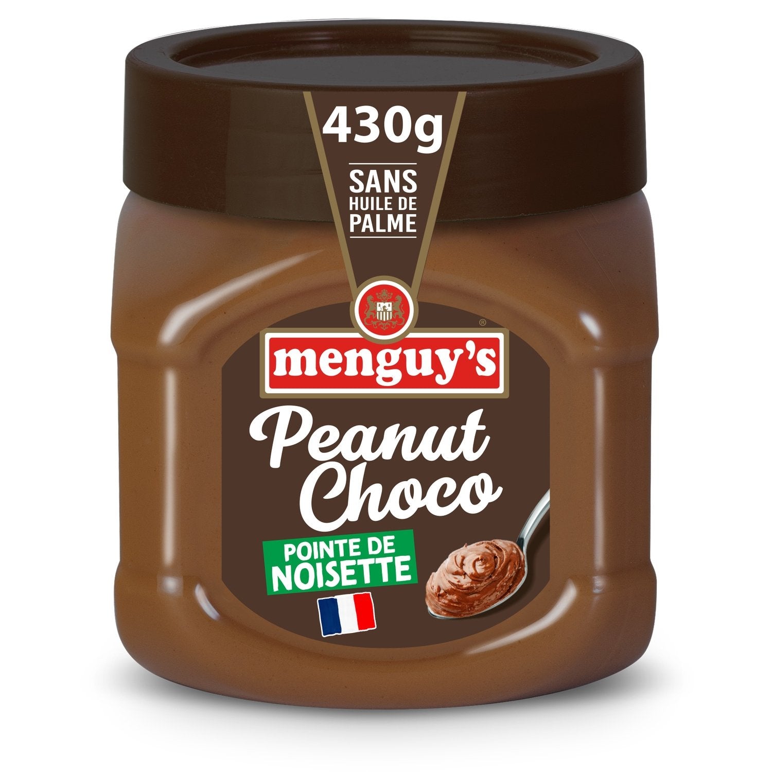 Beurre de Cacahuètes Peanut Chocolat MENGUY'S le pot de 430g