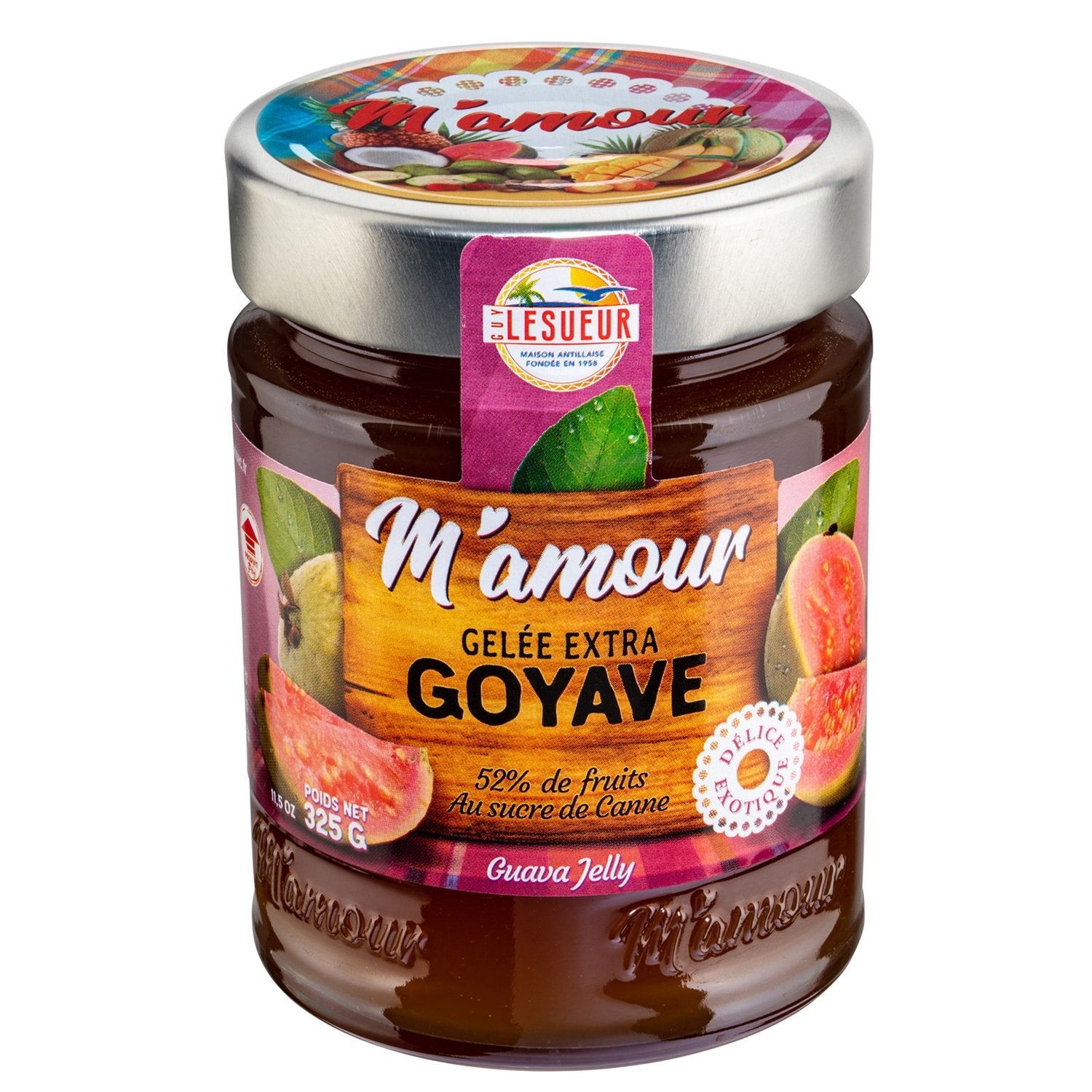 Gelée Goyave M'AMOUR le pot de de 325g