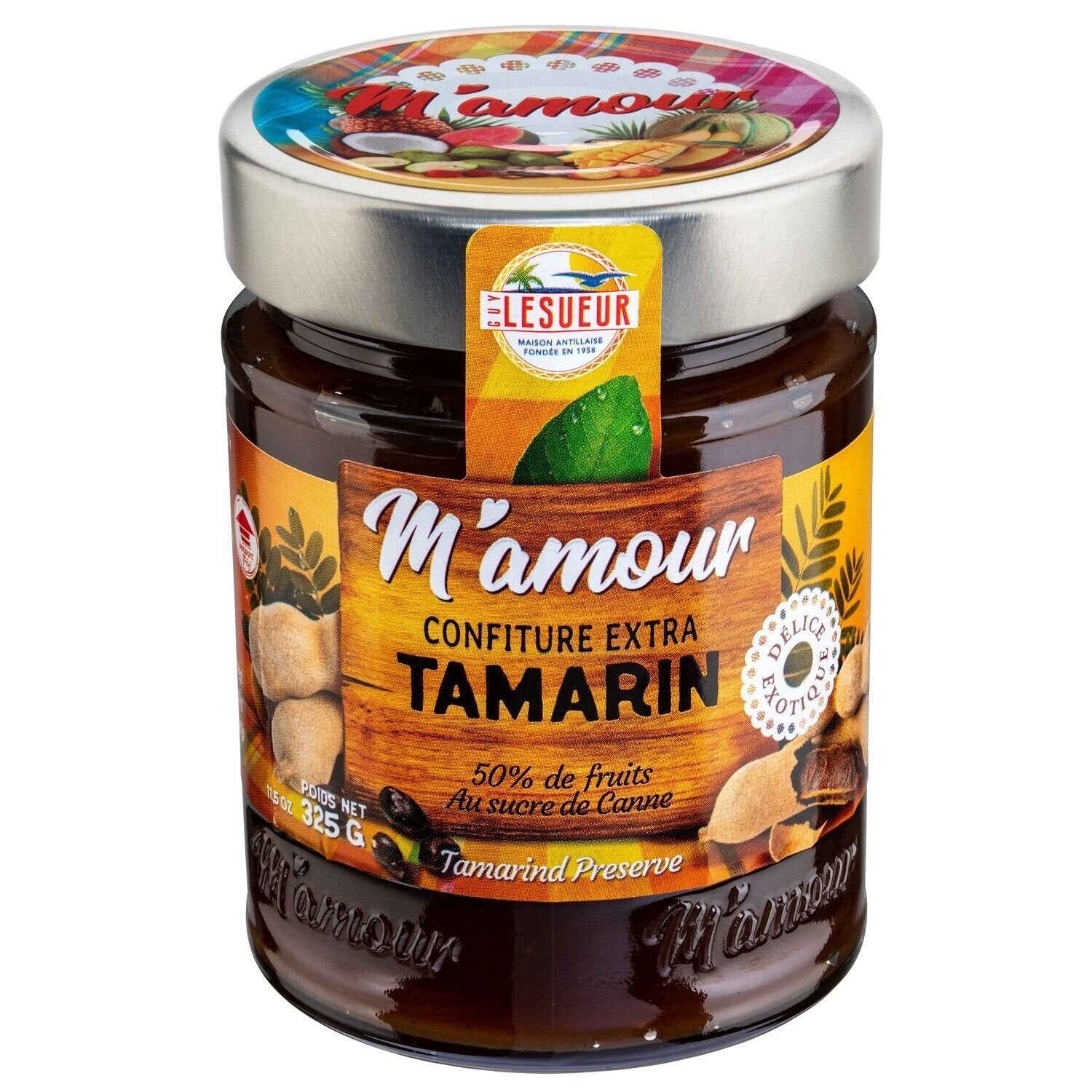 Confiture Tamarin M'AMOUR le pot de 325g