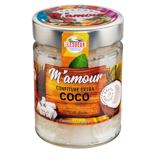 Confiture Coco M'AMOUR le pot de 315g