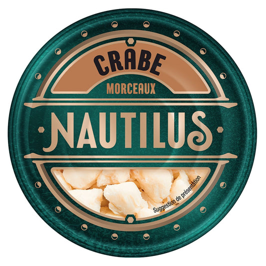 Crabe 100% Morceaux NAUTILUS la boite de 105 g net égoutté