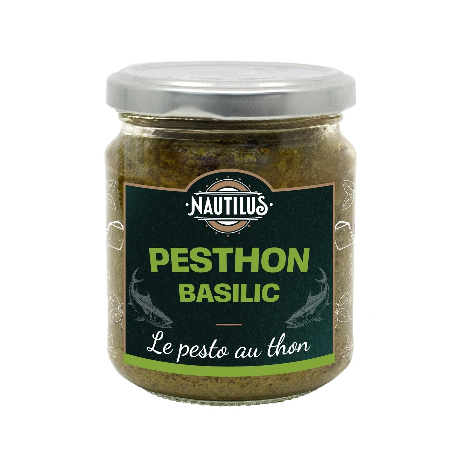 Sauce Pesto au Thon Basilic NAUTILUS le pot de 180g