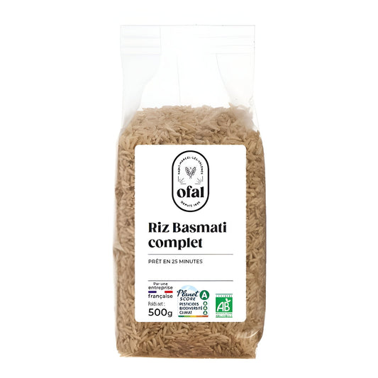 Riz Basmati Complet OFAL le paquet de 500g