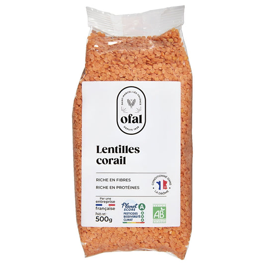 OFAL Organic Coral Lentils