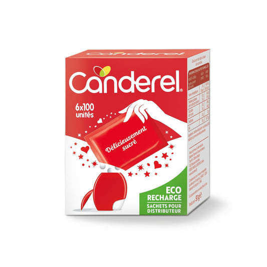Edulcorant Recharge Sucralose CANDEREL la boite de 600 - 51 g