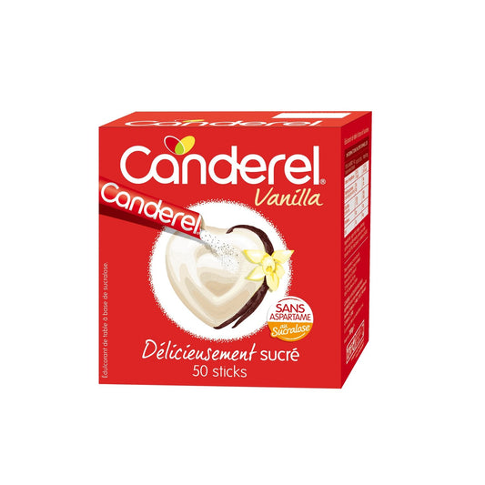 Edulcorant Sucralose Vanille CANDEREL la boite de 50 sticks - 100 g