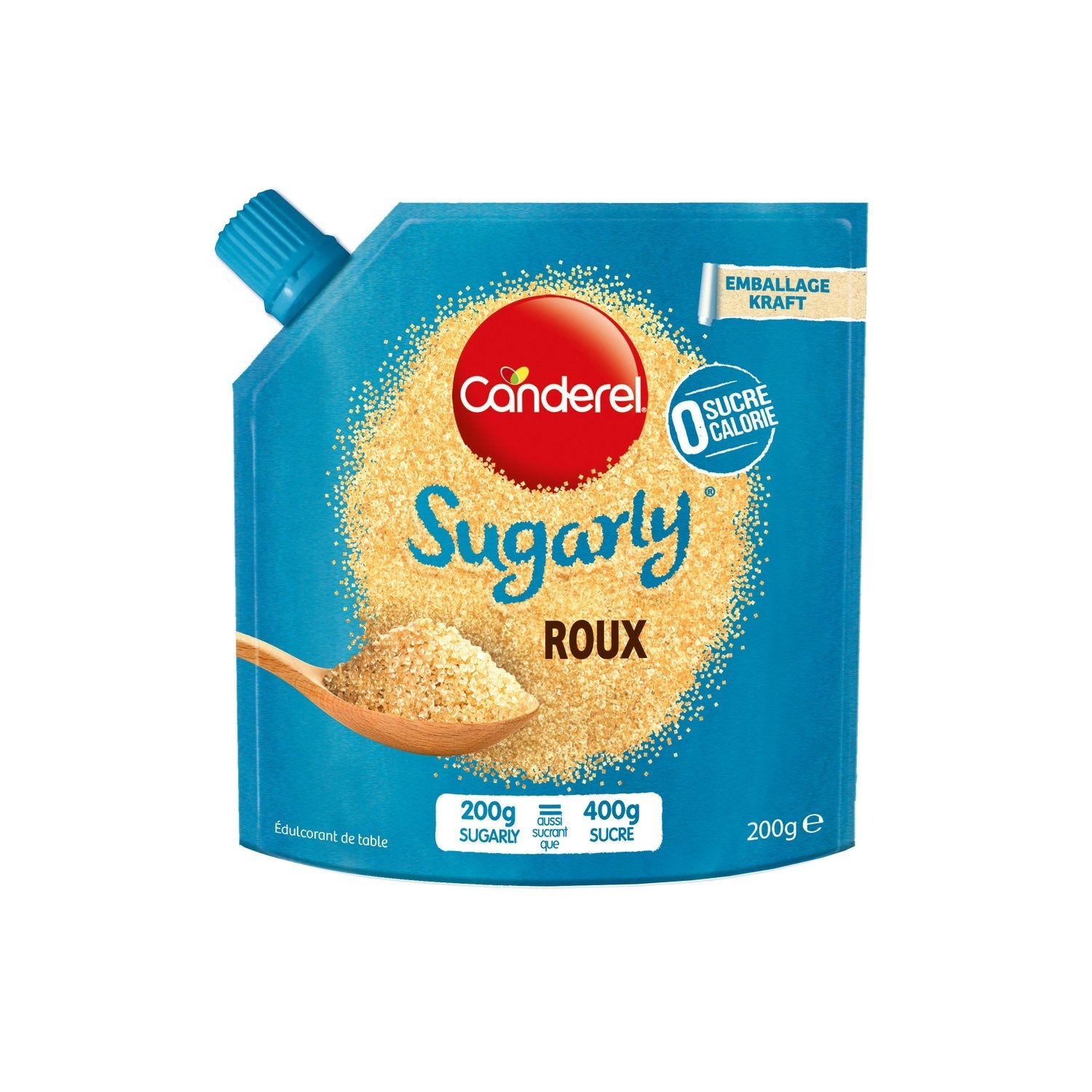 Sucre Roux Poudre Canderel Sugarly CANDEREL le sachet de 200g