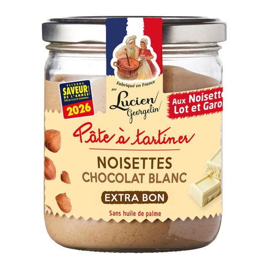 Pâte à Tartiner Noisettes Chocolat Blanc LUCIEN GEORGELIN 
