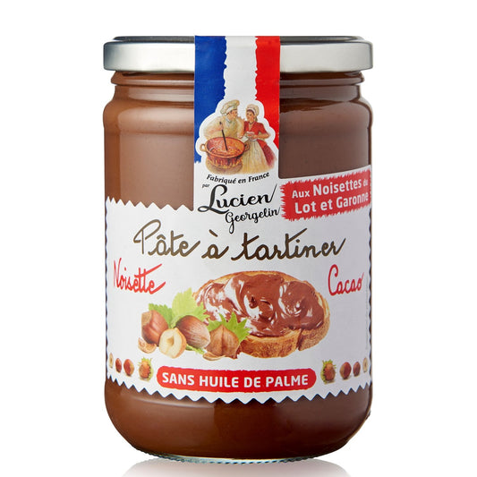 Pâte à Tartiner Noisettes et Cacao LUCIEN GEORGELIN le pot de 600g