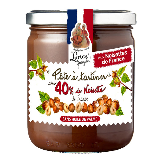 Pâte à Tartiner Noisettes Du Lot Et Garonne LUCIEN GEORGELIN 