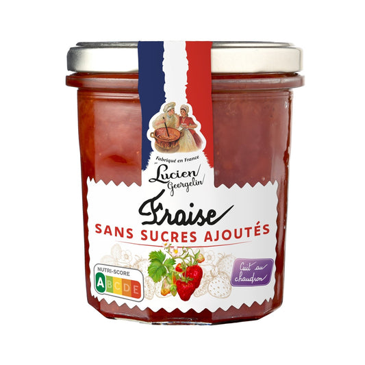 Préparation Fraise Sans Sucres Ajoutés LUCIEN GEORGELIN le pot de 320g