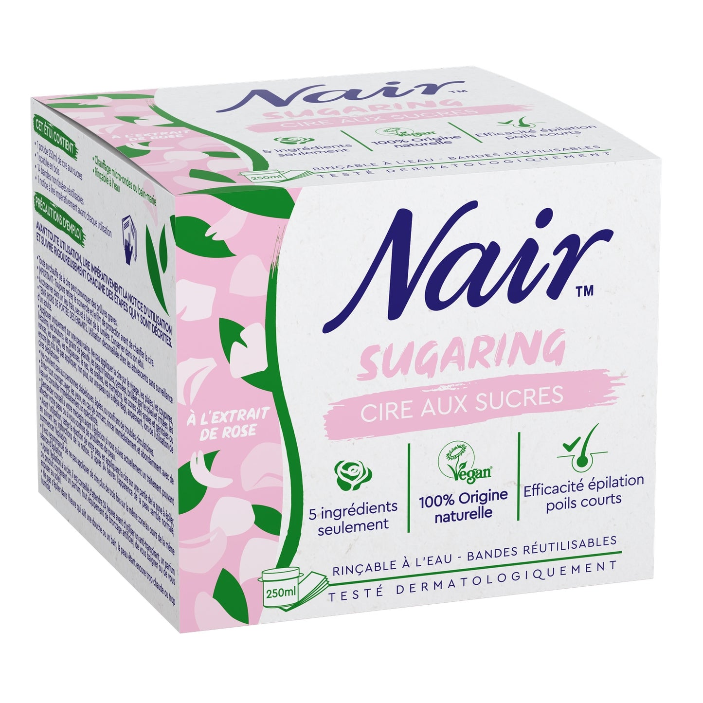 NAIR Sugaring Hair Removal Wax with Rose Extract