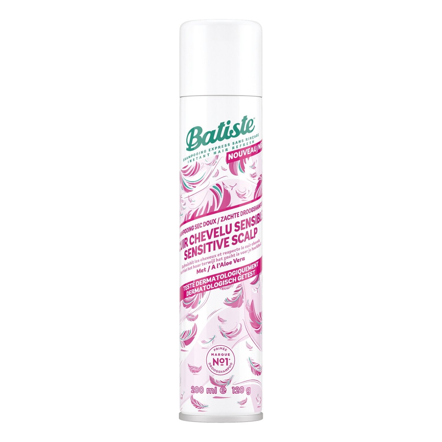 Shampoing Sec Cuir Chevelu Sensible Aloe Vera BATISTE le flacon de 200mL