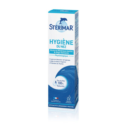 Spray Nasal Hygiène et Hydratation Eau de Mer 100% Naturelle Microdiffusion STERIMAR 
